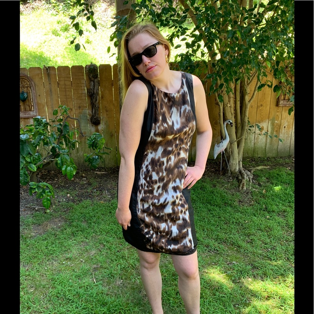 Sleeveless Silk Sheath Dress